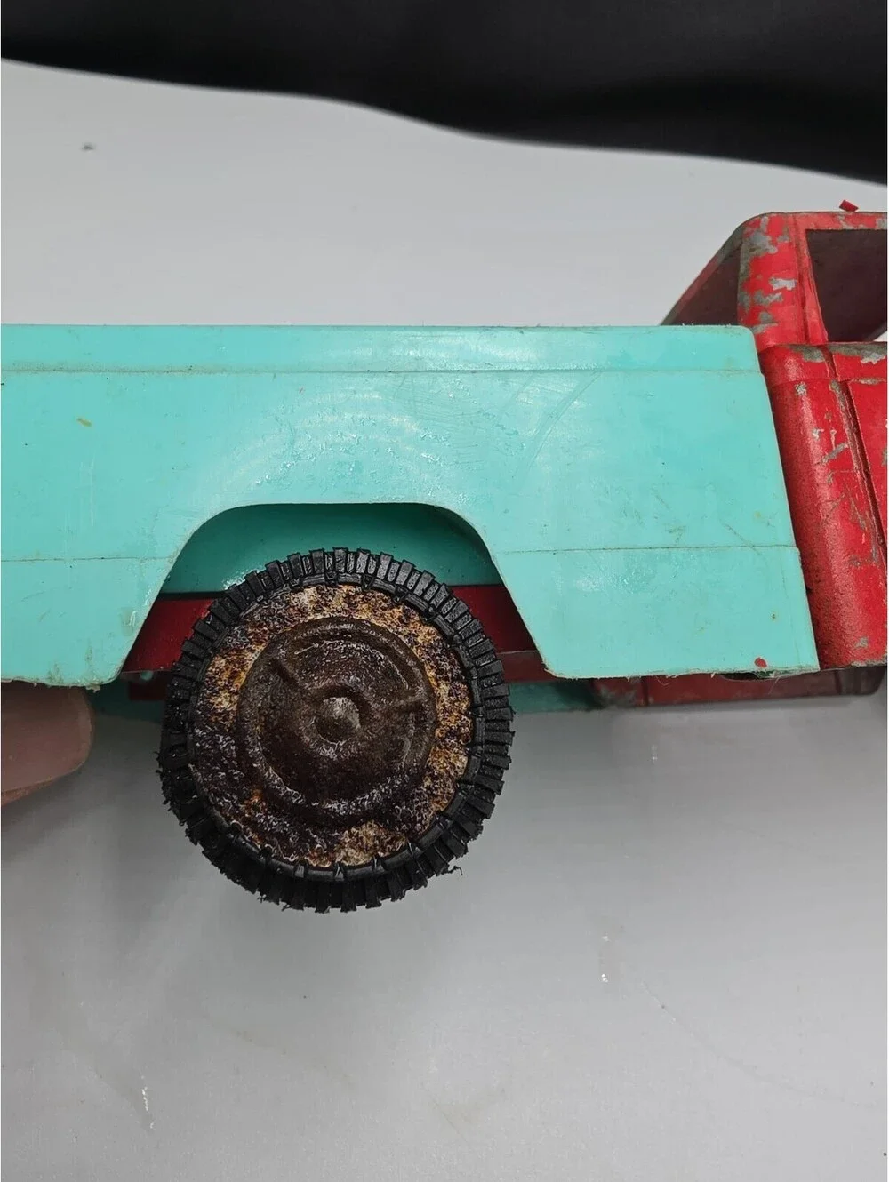 Vintage Tootsie Toy Ford Pick Up Truck RED & BLUE 8